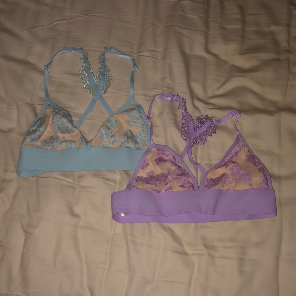 NEW vs pink bralettes
